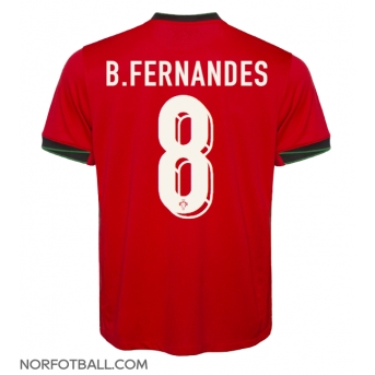 Billige Fotballdrakt Portugal Bruno Fernandes #8 Replika Hjemmedrakt EM 2024 Kortermet